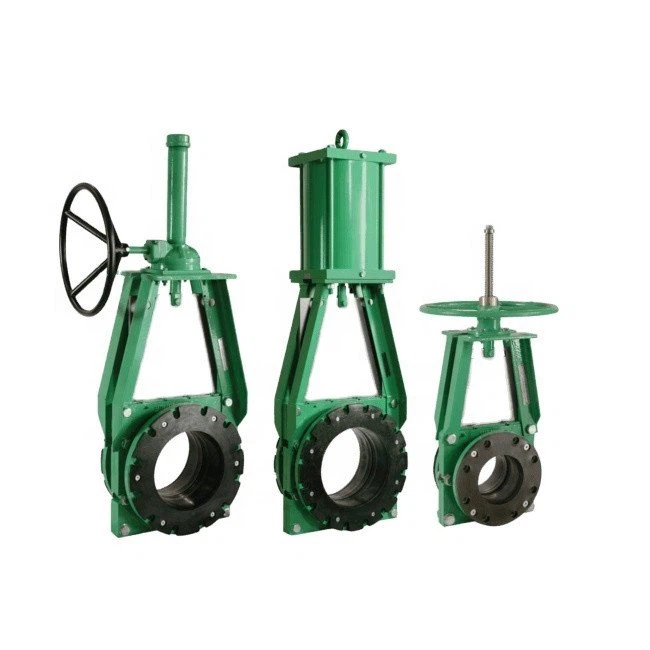Slurry hnífaportalokar